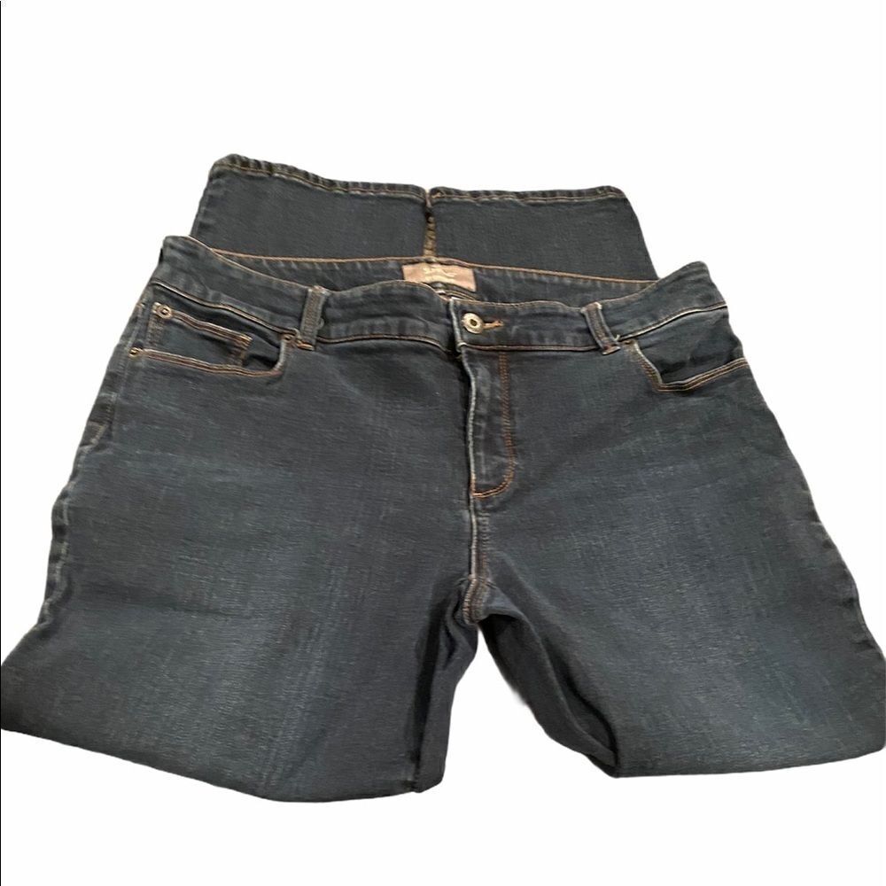 Chico’s So Slimming Sz 14 Ankle Jeans